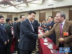 習(xí)近平李克強(qiáng)張德江俞正聲劉云山王岐山張高麗分別看望出席全國(guó)政協(xié)十二屆一次會(huì)議委員并參加討論